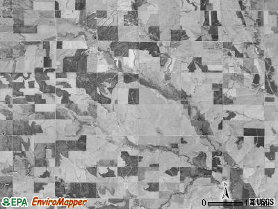 Cedron township, Kansas satellite photo by USGS
