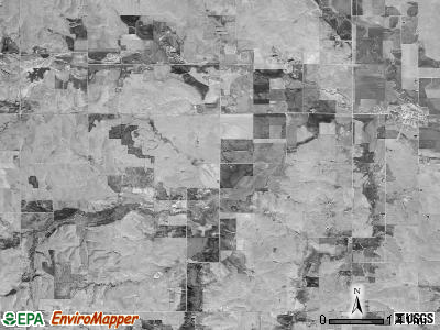 Scott township, Kansas satellite photo by USGS