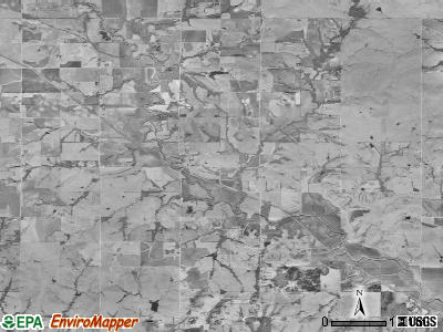 Grove township, Kansas satellite photo by USGS