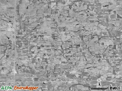 Soldier township, Kansas satellite photo by USGS