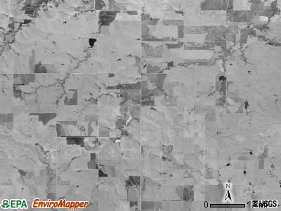 Logan township, Kansas satellite photo by USGS