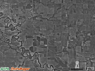 Concord township, Kansas satellite photo by USGS