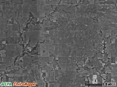 Richland township, Kansas satellite photo by USGS