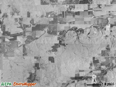 Vesper township, Kansas satellite photo by USGS