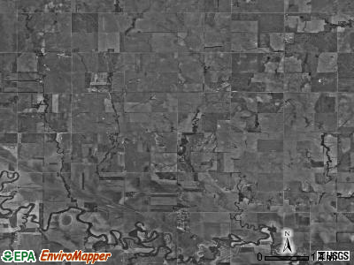Culver township, Kansas satellite photo by USGS
