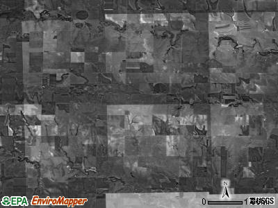 Gaeland township, Kansas satellite photo by USGS