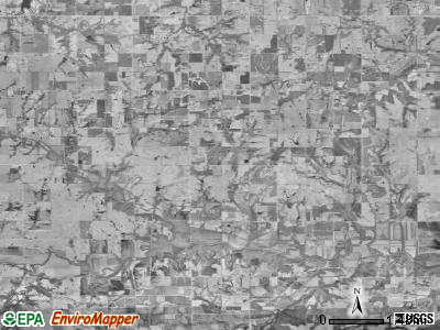 Monmouth township, Kansas satellite photo by USGS