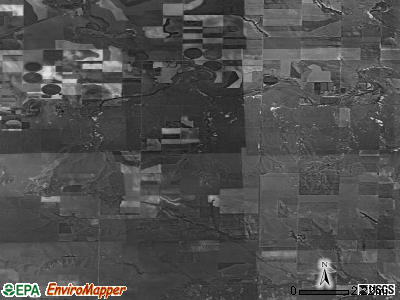 Western township, Kansas satellite photo by USGS