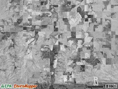 Franklin township, Kansas satellite photo by USGS