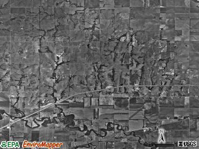 Cambria township, Kansas satellite photo by USGS