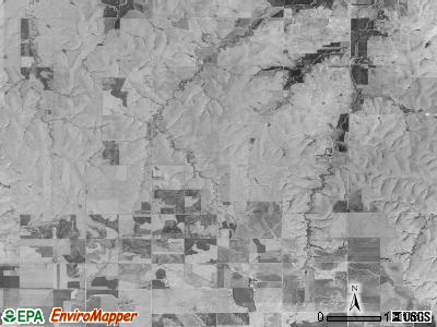 Golden Belt township, Kansas satellite photo by USGS
