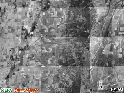 Searcy township, Arkansas satellite photo by USGS