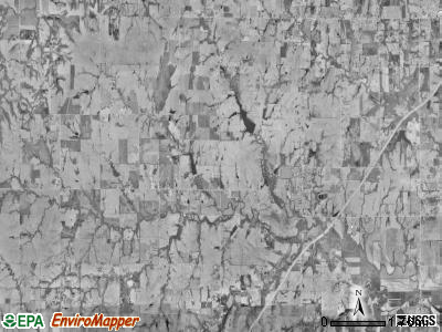 Auburn township, Kansas satellite photo by USGS