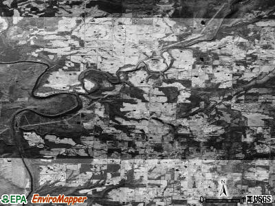 Guthrie township, Arkansas satellite photo by USGS