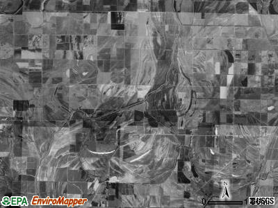 Black Oak township, Arkansas satellite photo by USGS