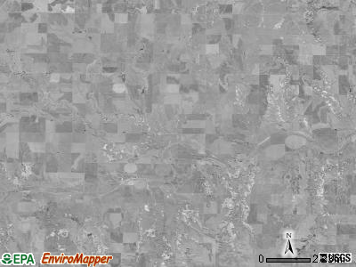 Larrabee township, Kansas satellite photo by USGS