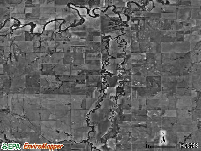 Solomon township, Kansas satellite photo by USGS