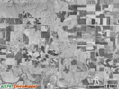 Wilson township, Kansas satellite photo by USGS