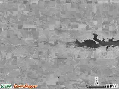 Wilcox township, Kansas satellite photo by USGS