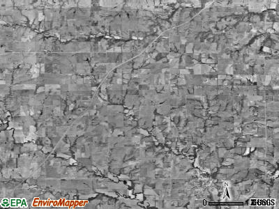 Burlingame township, Kansas satellite photo by USGS