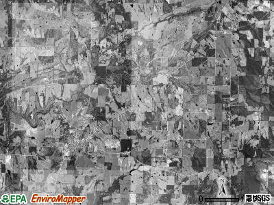 Cadron township, Arkansas satellite photo by USGS