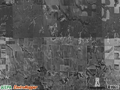 Paxton township, Kansas satellite photo by USGS