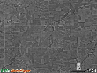 Ridge township, Kansas satellite photo by USGS