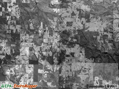 Piney township, Arkansas satellite photo by USGS