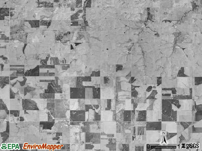 Palacky township, Kansas satellite photo by USGS