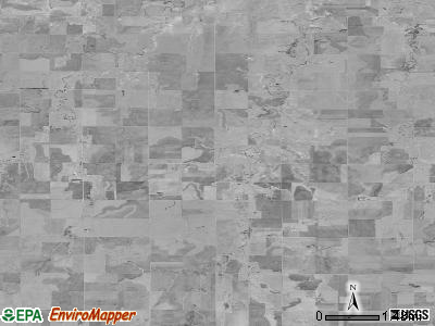 Pleasantdale township, Kansas satellite photo by USGS