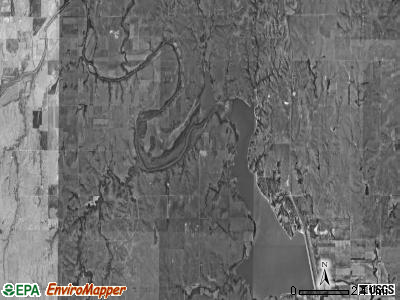 Empire township, Kansas satellite photo by USGS