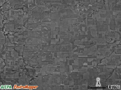 Hope township, Kansas satellite photo by USGS