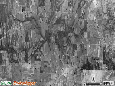 Barnett township, Arkansas satellite photo by USGS
