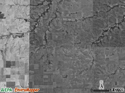 Trivoli township, Kansas satellite photo by USGS