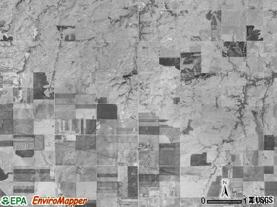 Thomas township, Kansas satellite photo by USGS