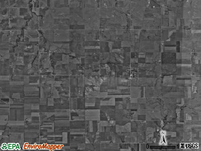 Lost Springs township, Kansas satellite photo by USGS