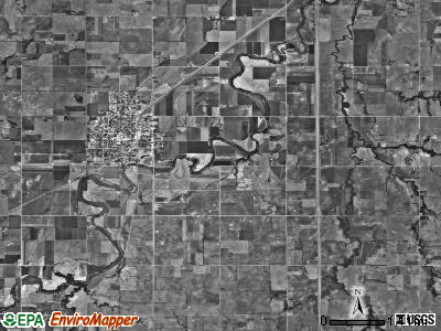 Smoky Hill township, Kansas satellite photo by USGS