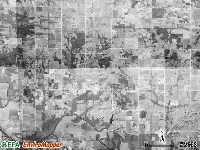 Stanton township, Kansas satellite photo by USGS