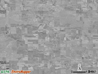 Forrester township, Kansas satellite photo by USGS