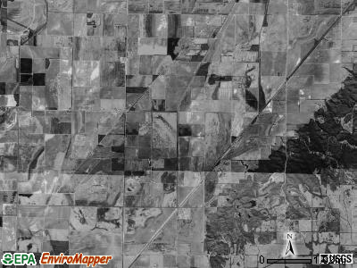 Lemmons township, Arkansas satellite photo by USGS