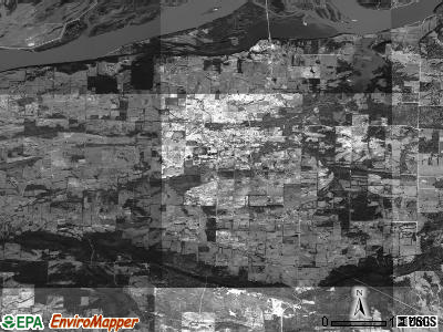 Logan township, Arkansas satellite photo by USGS