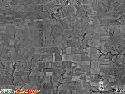 Odessa township, Kansas satellite photo by USGS