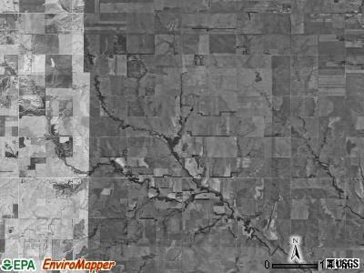 Galt township, Kansas satellite photo by USGS