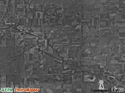 Durham Park township, Kansas satellite photo by USGS