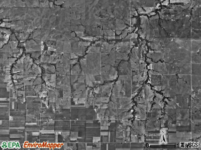 Delmore township, Kansas satellite photo by USGS