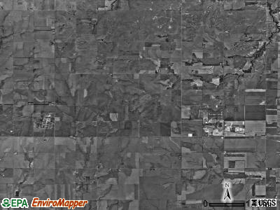 Castle township, Kansas satellite photo by USGS