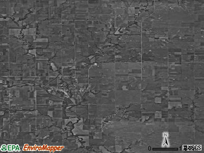 Centre township, Kansas satellite photo by USGS