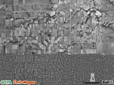 Key West township, Kansas satellite photo by USGS