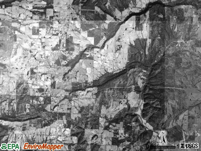 Catholic Point township, Arkansas satellite photo by USGS