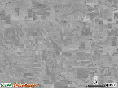 Johnson township, Kansas satellite photo by USGS